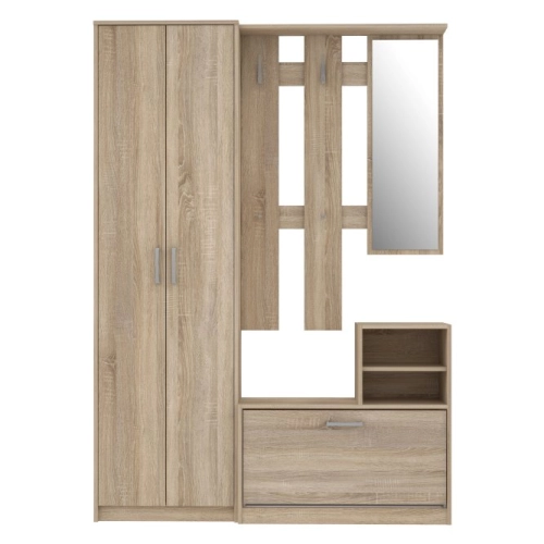 GARDEROBA Przedpokój - Komplet Dąb Sonoma